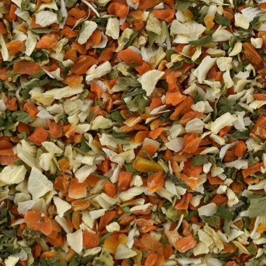 Sušená Zelenina Granule 1-4 mm (5 Ingrediencí) Basic Line - Velkě