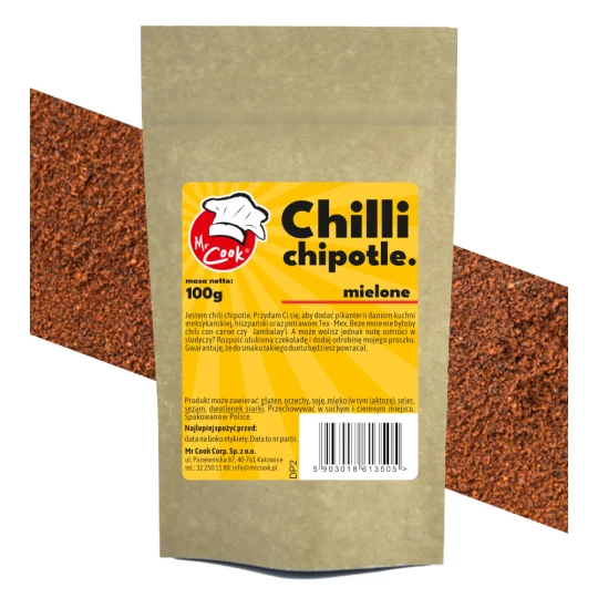 Chilli Chipotle (Uzené Červené Jalapeno) Mleté - Premium Line