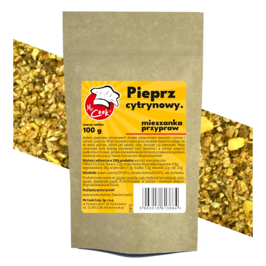 Citronový Pepř Bez Přidaného Glutamátu - Premium Line