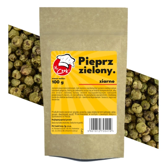 Pepř Zelený Celý - Premium Line