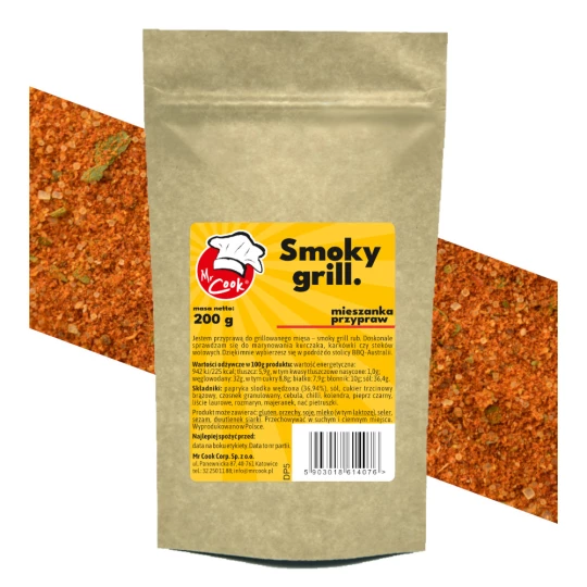 Smoky Grill Rub (Kořenící Směs) Bez Přidaného Glutamátu - Premium Line