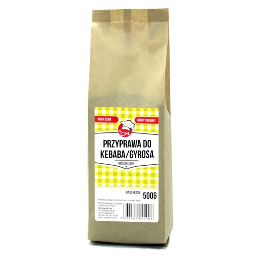 Kořenící Směs Kebab/Gyros Bez Přidaného Glutamátu - HoReCa Basic Line