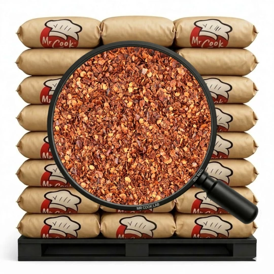 Chilli Drcený 1-3 mm, Bez Jader - Velké