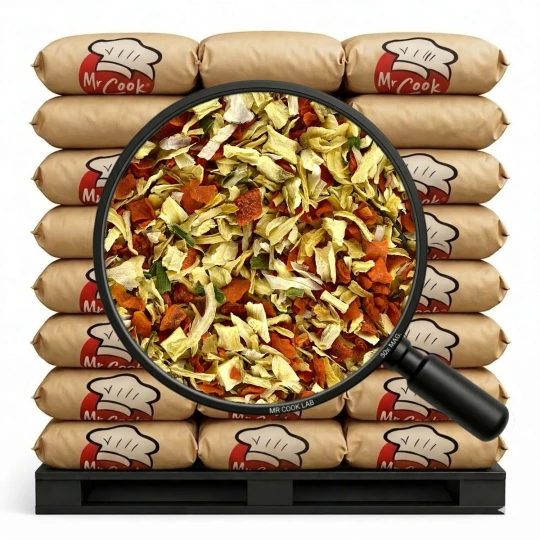 Sušená Zelenina Kostky (7 Ingrediencí) Premium Line - Velkě