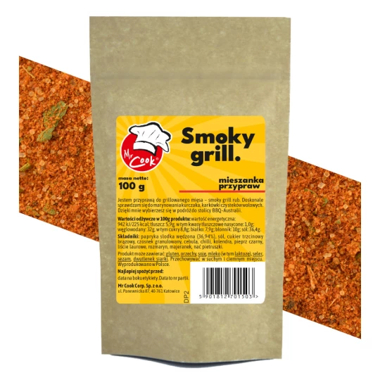 Smoky Grill Rub (Kořenící Směs) Bez Přidaného Glutamátu - Premium Line