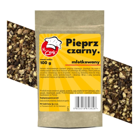 Pepř Černý Drcený - Premium Line