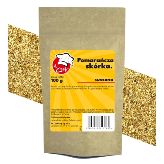 Pomerančová Kůra Sušená 0,5-1,5 mm - Premium Line