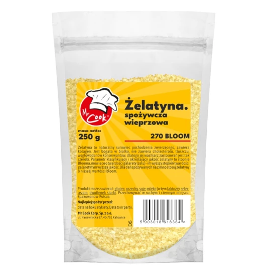 Želatina Bloom 270 - Premium Line