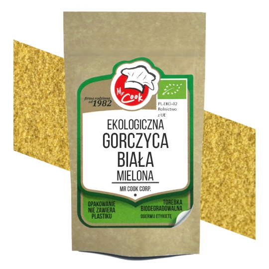 BIO Hořčičné Semínko Světlé Mleté