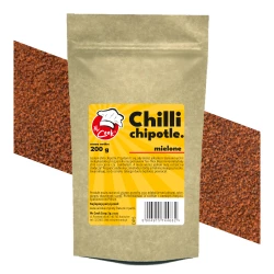 Chilli Chipotle (Uzené Červené Jalapeno) Mleté - Premium Line 200g Doypack
