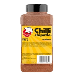 Chilli Chipotle (Uzené Červené Jalapeno) Mleté - Premium Line 600g Słoik PET