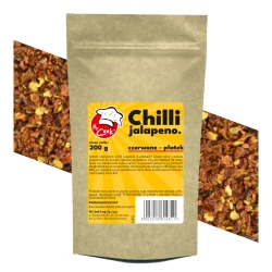 Chilli Jalapeno Červené Drcené - Premium Line 200g Doypack