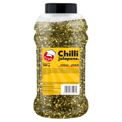 Chilli Jalapeno Zelené Drcené - Premium Line 550g Słoik PET