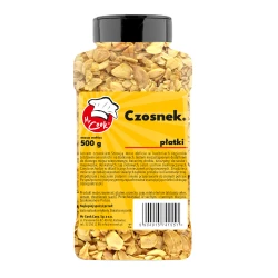 Česnek Plátky - Premium Line 500g Słoik PET