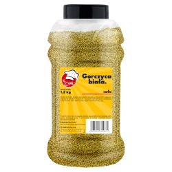 Hořčičné Semínko Světlé, Celé - Premium Line 1.2kg Słoik PET