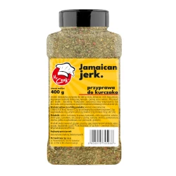 Jamaican Jerk (Pro Drůbež) Směs Koření S Mořskou Solí Bez Přidaného Glutamátu - Premium Line 400g Słoik PET