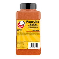 Paprika Uzená Pálivá Asta 120/140 - Premium Line 650g Słoik PET