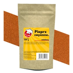 Chilli Cayenne Mleté (Kajenský Pepř) - Premium Line 200g Doypack