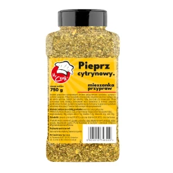 Citronový Pepř Bez Přidaného Glutamátu - Premium Line 750g Słoik PET