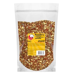 Rajčata s Bazalkou a Česnekem - Premium Line 950g Doypack