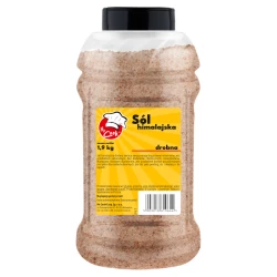 Sůl Himalayan Růžový Drobnozrná - Premium Line 1.9kg Słoik PET