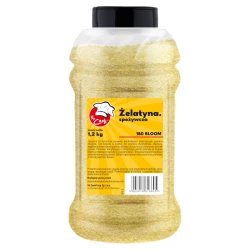 Želatina Bloom 180 - Premium Line 1.2kg Słoik PET