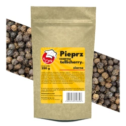 Pepř Černý Tellicherry Celý - Premium Line 250g Doypack