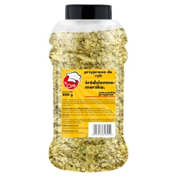 Koření Na Ryby Středomořské S Mořskou Solí Bez Přidaného Glutamátu - Premium Line 800g Słoik PET