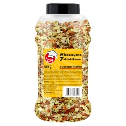 Sušená Zelenina Kostky (7 Ingrediencí) - Premium Line 500g Słoik PET