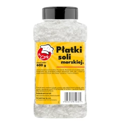 Sůl Mořská Vločková Sůl (Fluer De Sel) Ve Tvaru Afrických Pyramid - Premium Line 600g Słoik PET