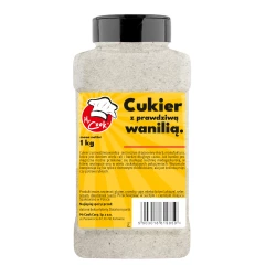 Vanilkový Cukr (s Vanilkovým Práškem) - Premium Line 1kg Słoik PET