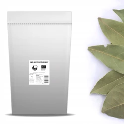 BIO Bobkový List Celý 1kg Worek papierowy