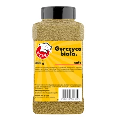 Hořčičné Semínko Světlé, Celé - Premium Line 800g Słoik PET