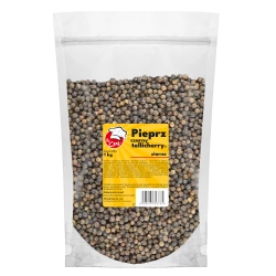 Pepř Černý Tellicherry Celý - Premium Line 1kg Doypack