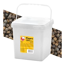 Pepř Černý Tellicherry Celý - Premium Line 3kg Wiaderko