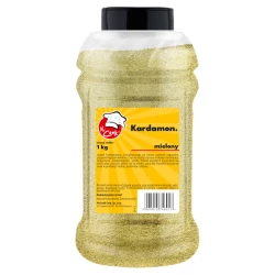 Kardamon Zelený Mletý - Premium Line 1kg Słoik PET