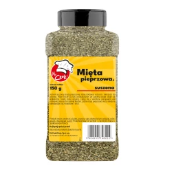 Máta Peprová Zelená (Spearmint) Drcená - Premium Line 150g Słoik PET