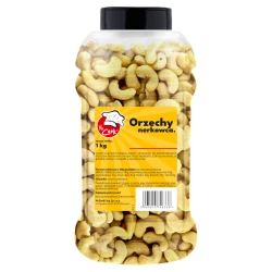 Kešu ořechy - Premium Line 1kg Słoik PET