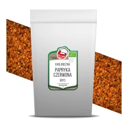 BIO Paprika Granulát 1-3 mm 5kg Worek papierowy