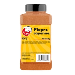 Chilli Cayenne Mleté (Kajenský Pepř) - Premium Line 500g Słoik PET
